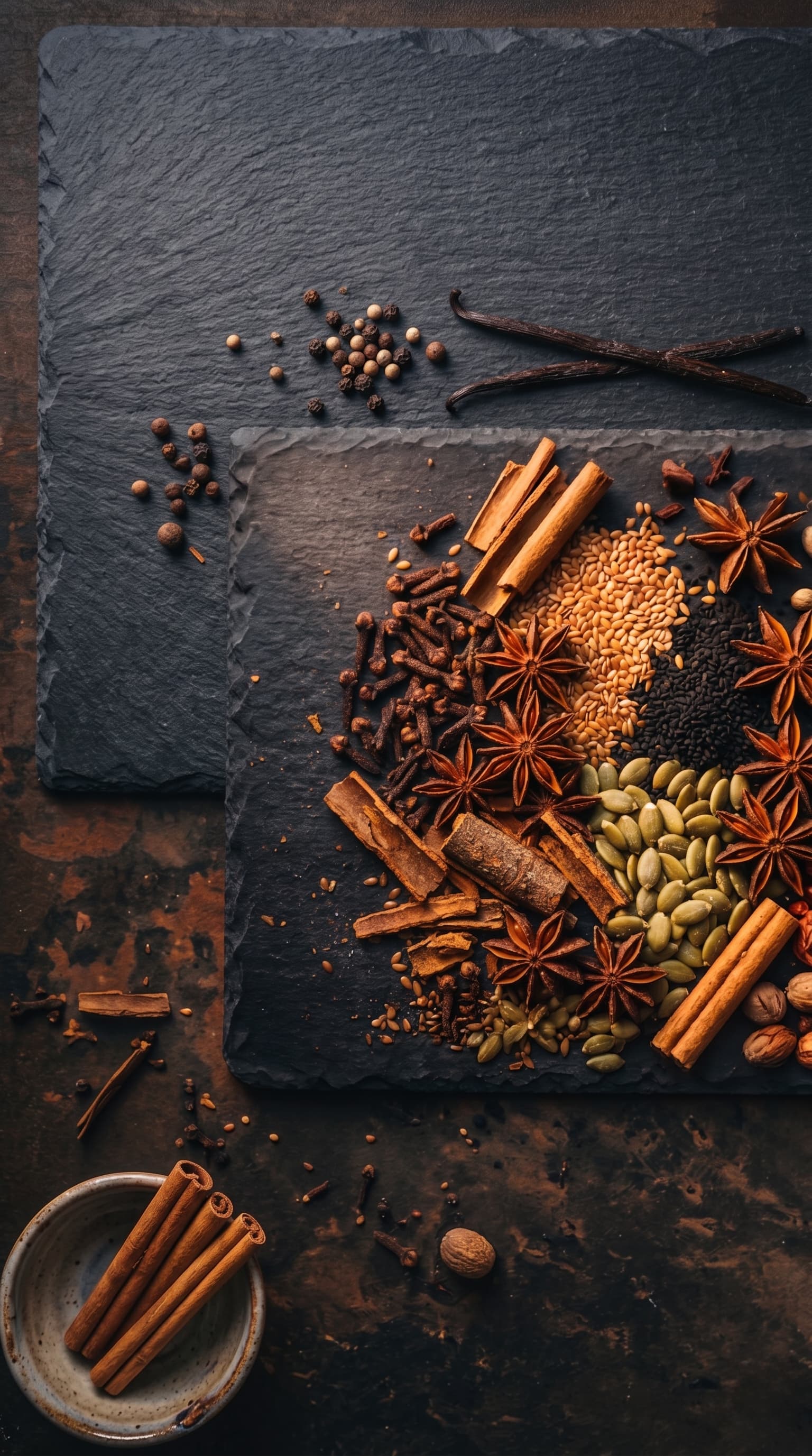 Bulk spices prepared for international export